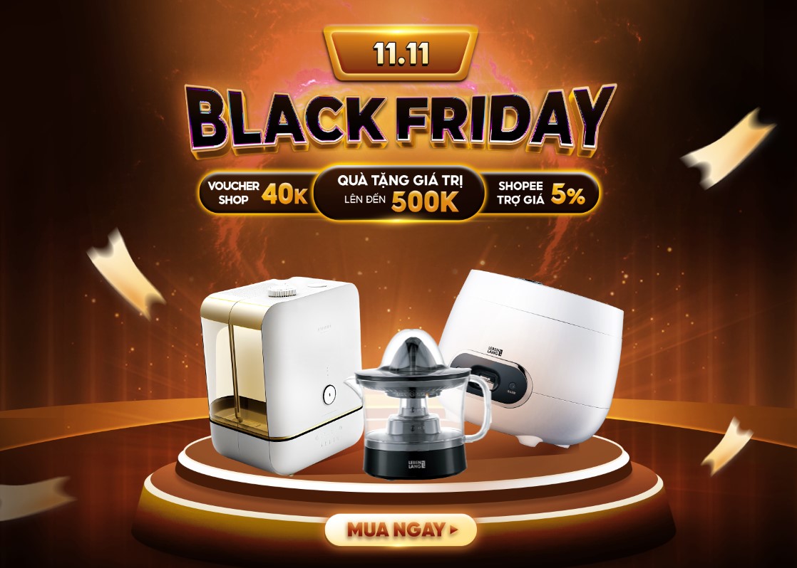 Banner poster e-commerce platform advertising sales, electronic devices sales electric cooker black friday thương mại điện tử, thiết bị gia dụng